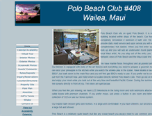 Tablet Screenshot of polobeachmaui.com